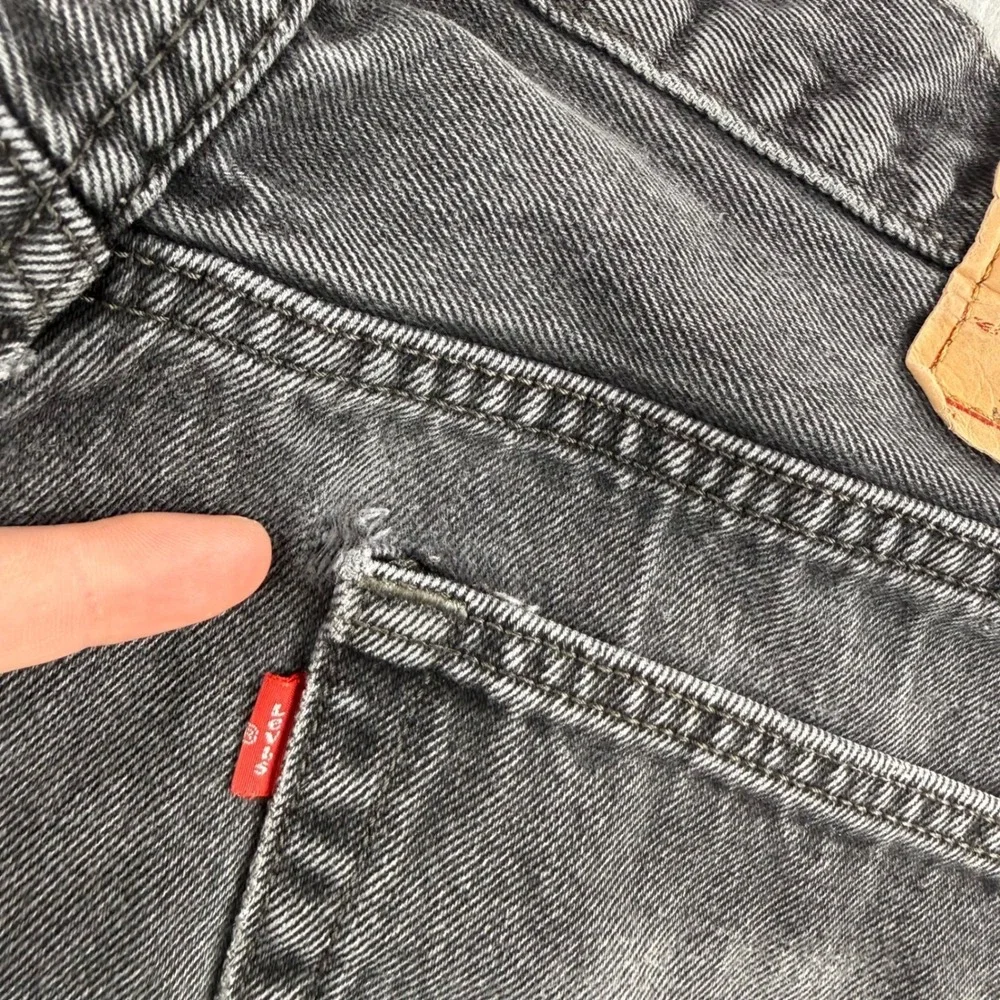 Vintage Levis 505 Jeans‎ Mens Fits 36x29 Black Denim Faded Straight Leg Casual